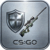 CS:GO游戏图标 - 反恐精英标志性盾牌与枪械